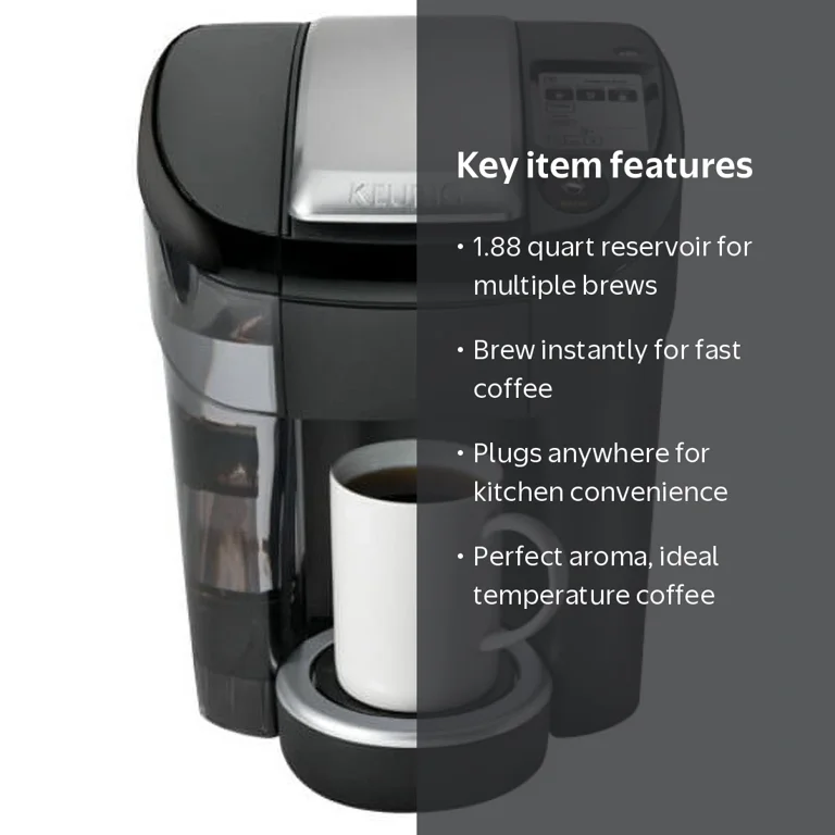 Keurig Vue V500 Brewing System, Black, Metal, Plastic - Walmart.com