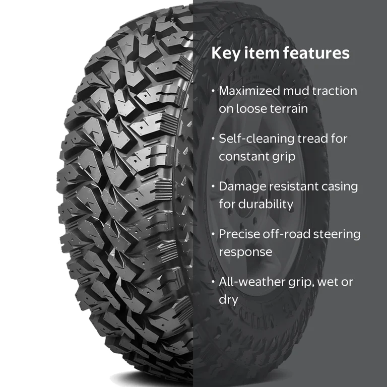 Maxxis Buckshot Mudder II MT-764, Truck Grip, LT 285/75R16, Load E