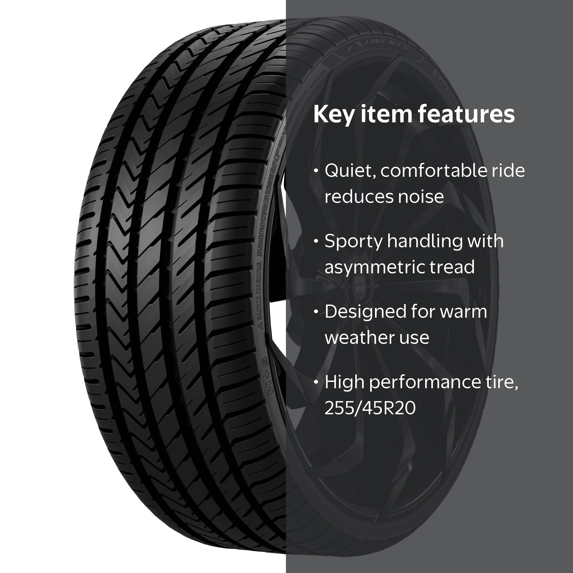 Lexani LX-Twenty 255/45R20 105W XL Passenger Tire with Performance