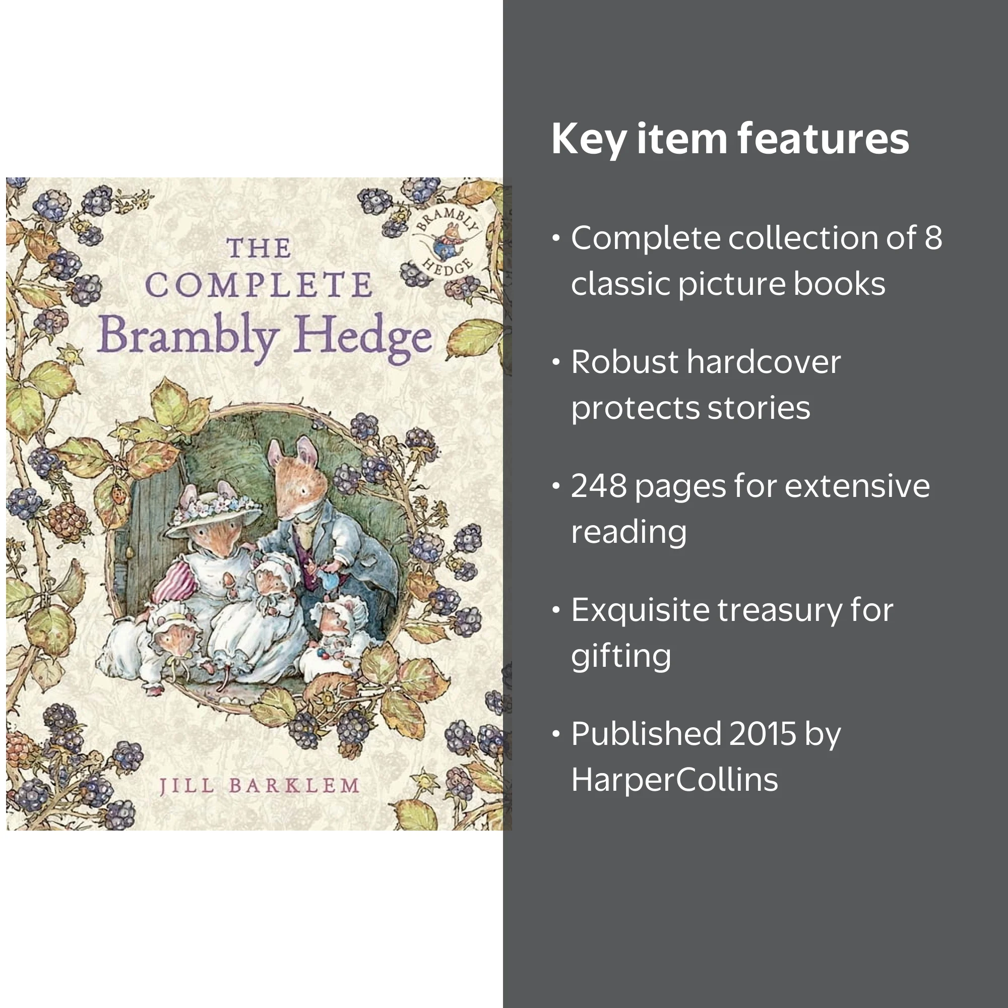 Jill Barklem, Brambly Hedge The Complete Collection, 8 Book
