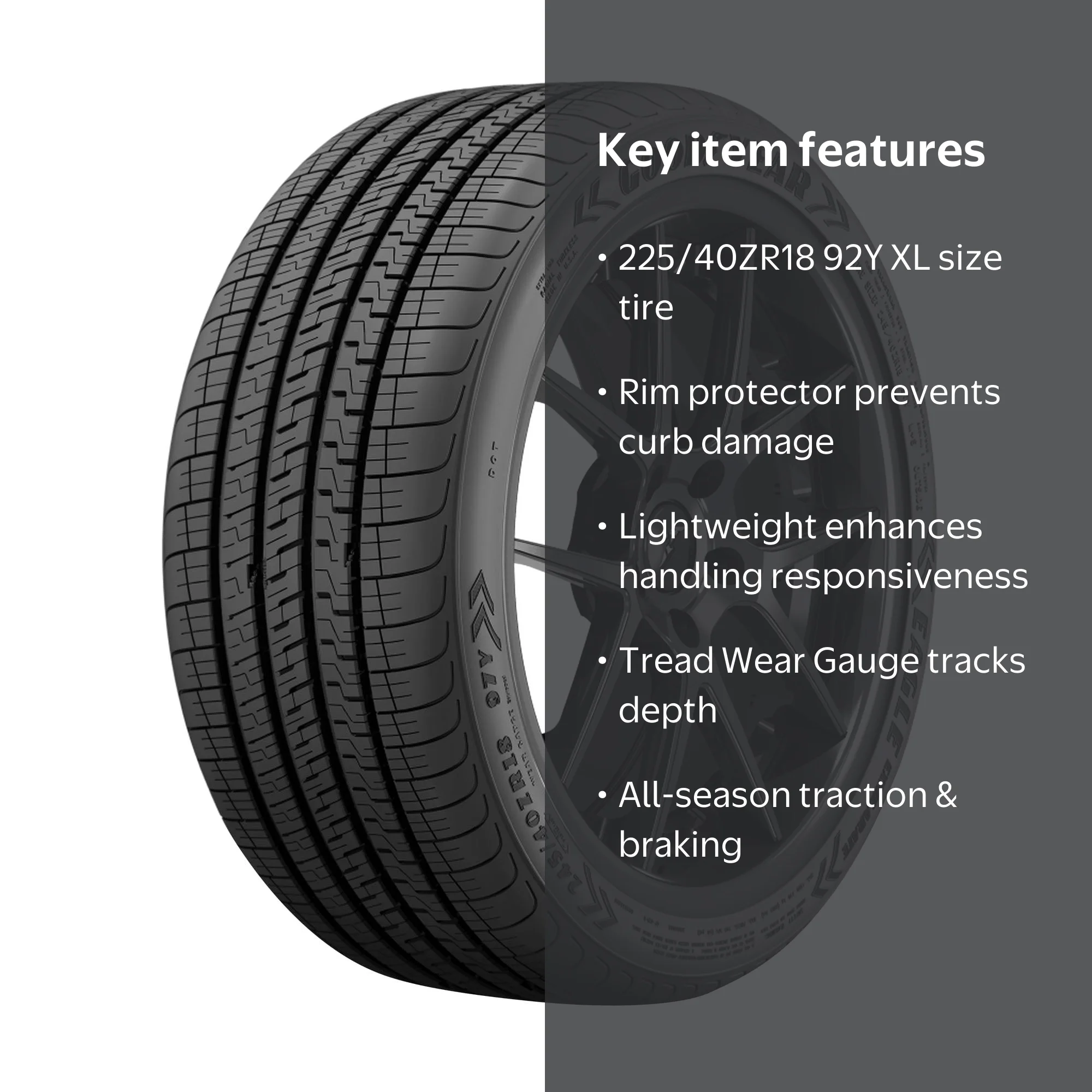 Goodyear Eagle Exhilarate UHP All Season 225/40ZR18 92Y XL