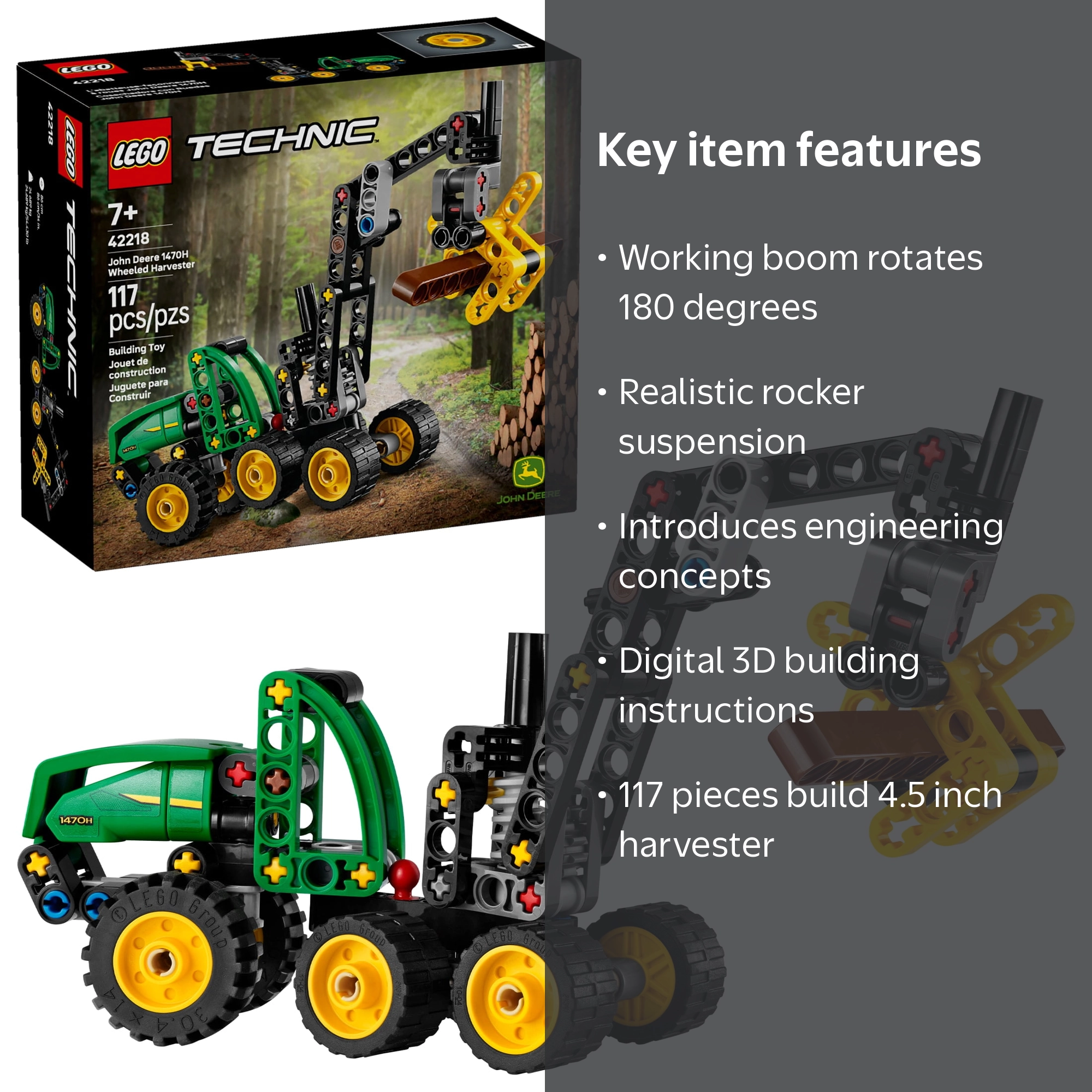 LEGO, Building Toy, 42218, STEM Construction Set for Ages 7+