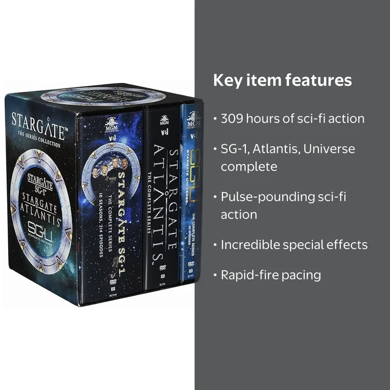 VEI Systems, Stargate Collection DVD, All Three Series - Walmart.com