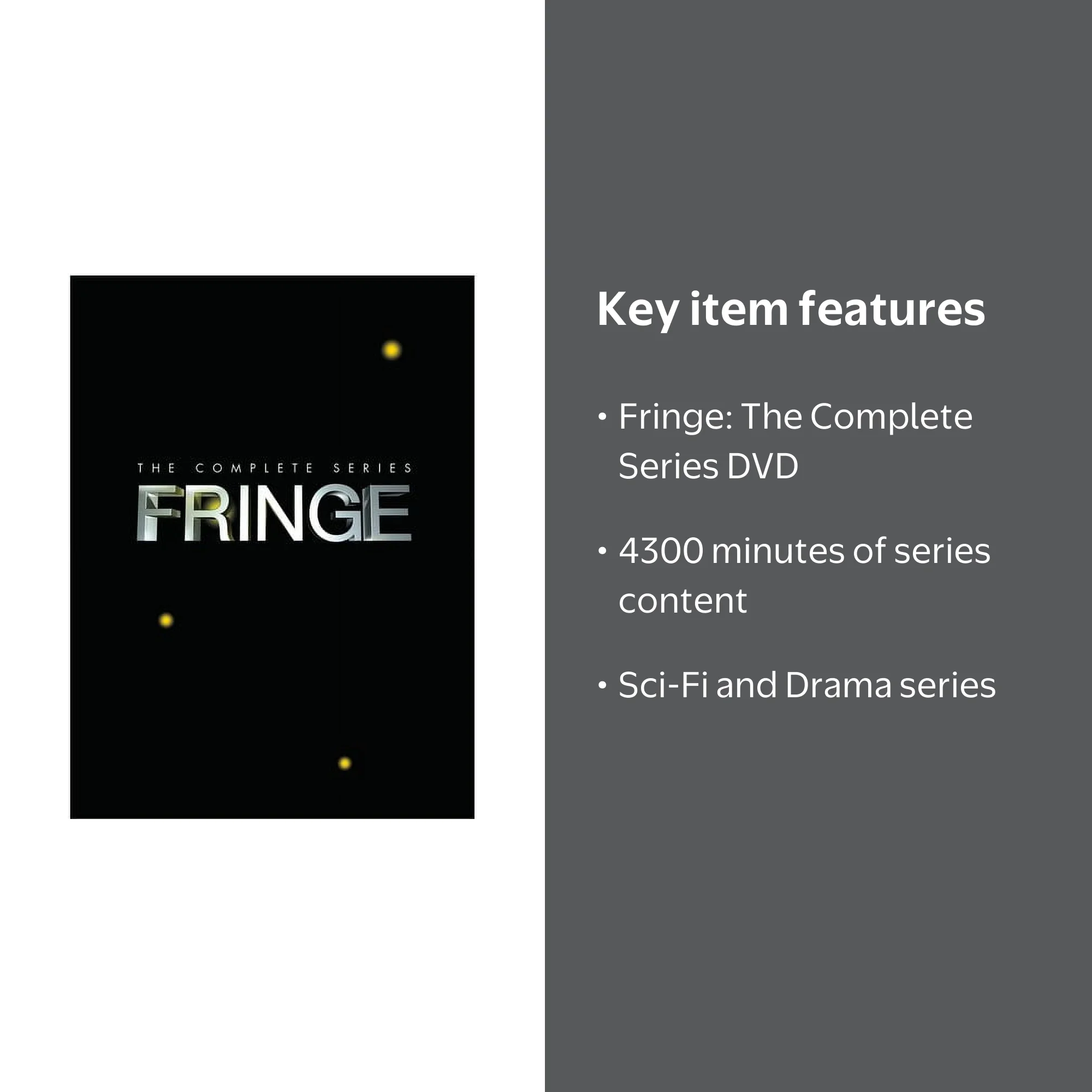 Fringe Collection: The Complete TV Series (DVD) - Walmart.com