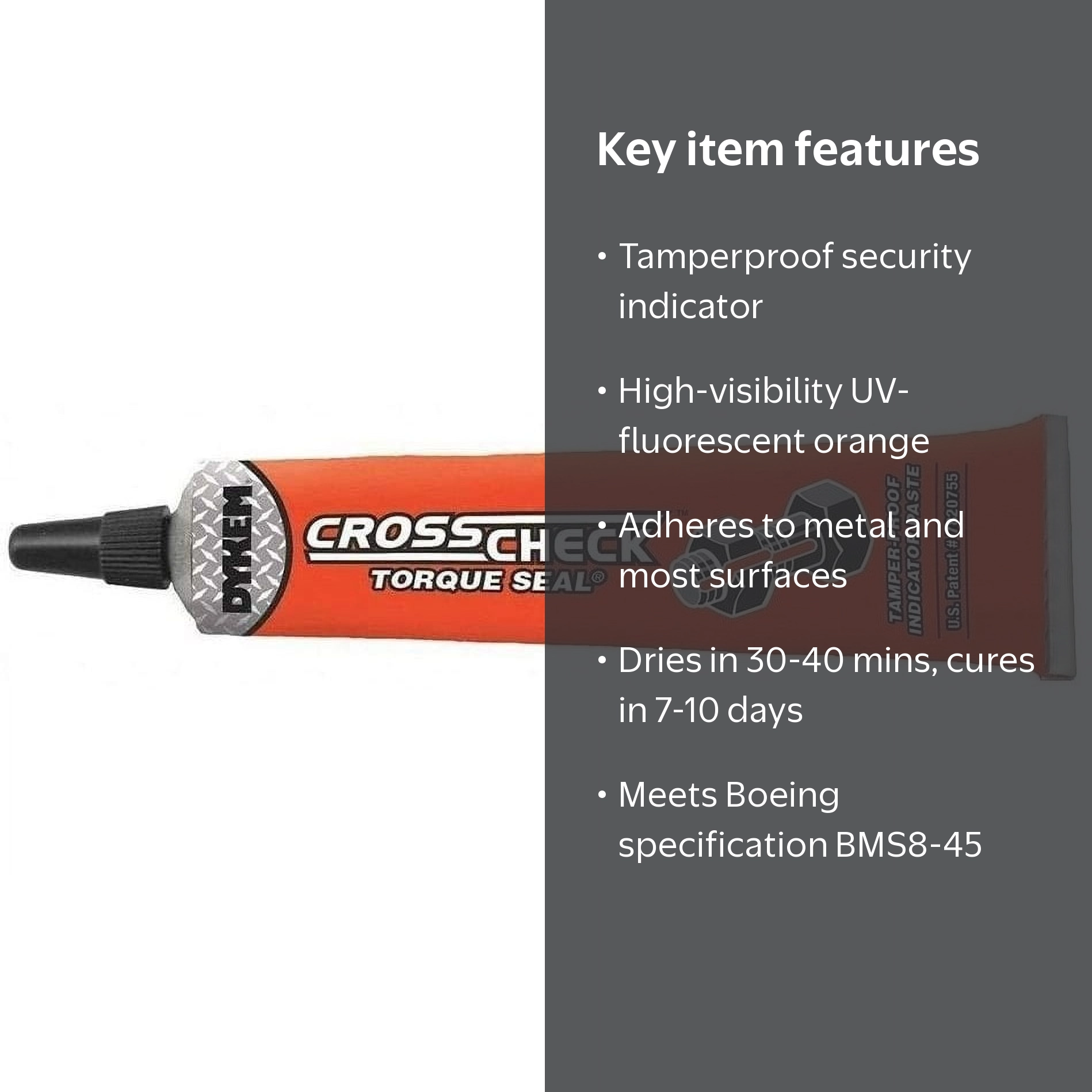 Dykem 83314 Cross Check Torque Seal Tamper-Proof Indicator Paste