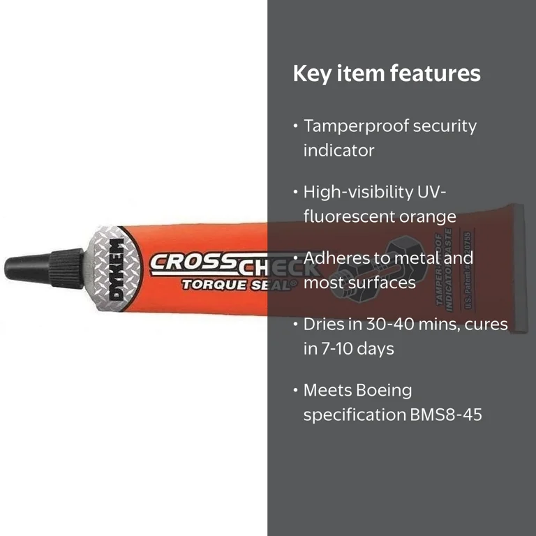 Dykem 83314 Cross Check Torque Seal Tamper-Proof Indicator Paste