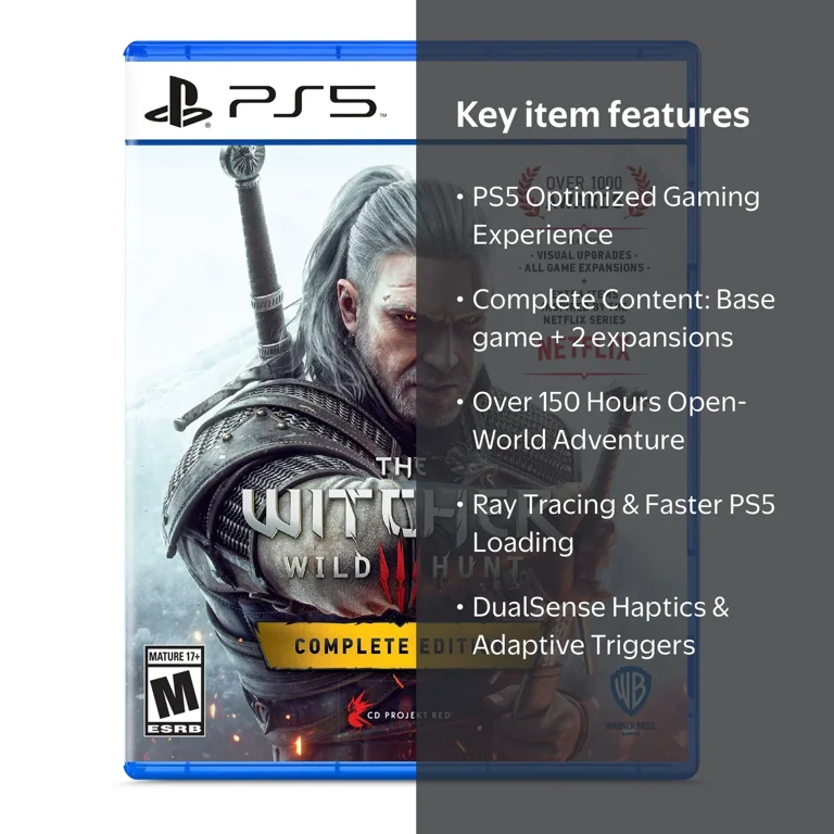 The Witcher 3: Wild Hunt - Complete Edition, PS5 - Enhanced