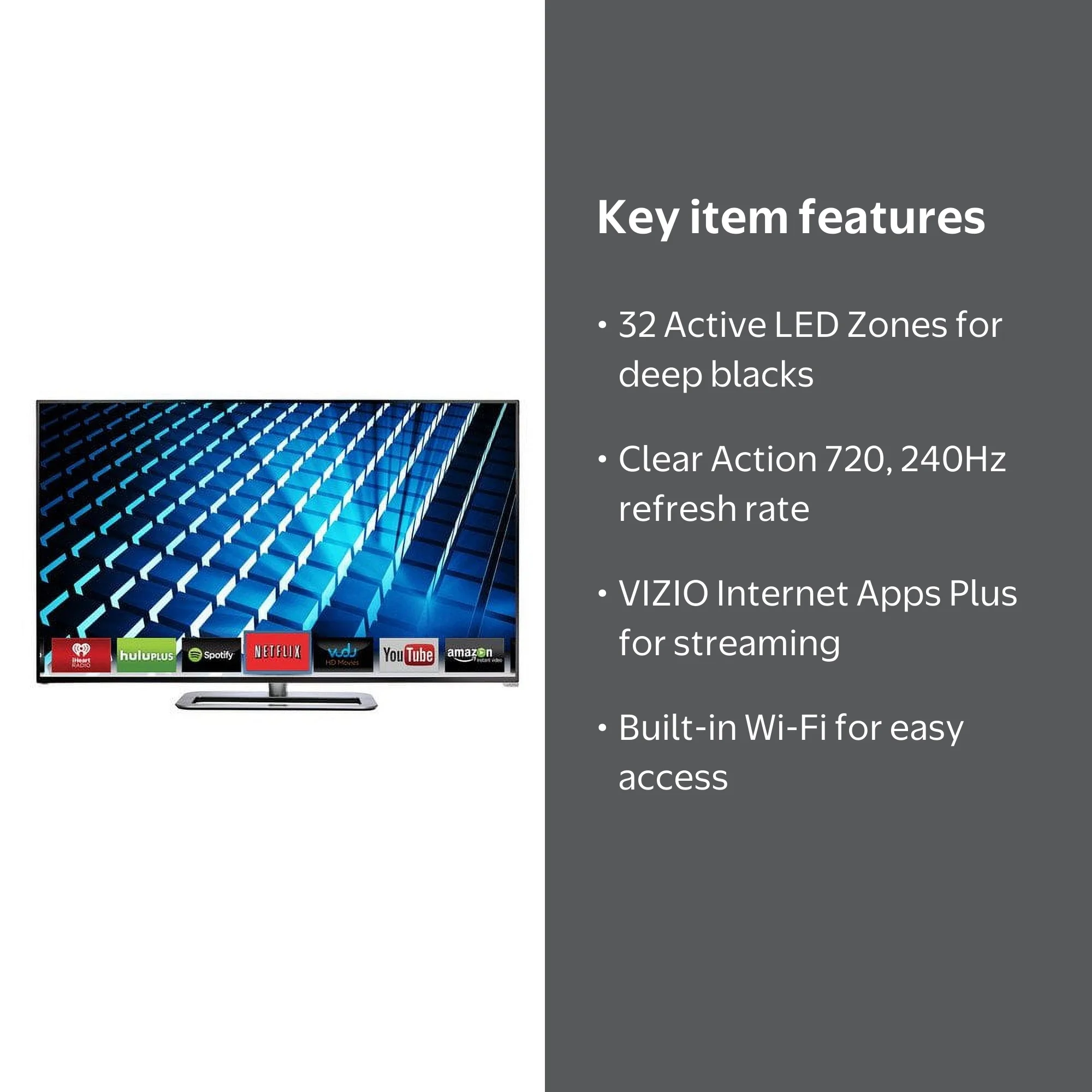 VIZIO 55-Inch M552i-B2 1080p Smart LED TV with Full-Array
