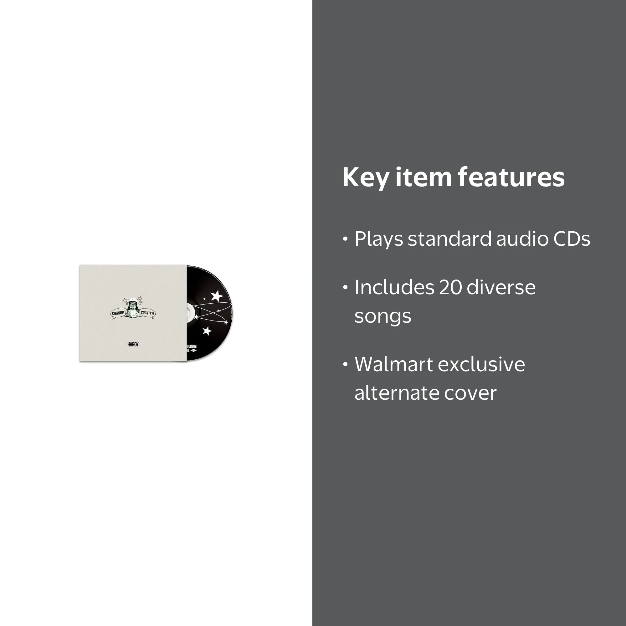 Hardy - COUNTRY! COUNTRY! (Walmart Exclusive) - CD - Walmart.com