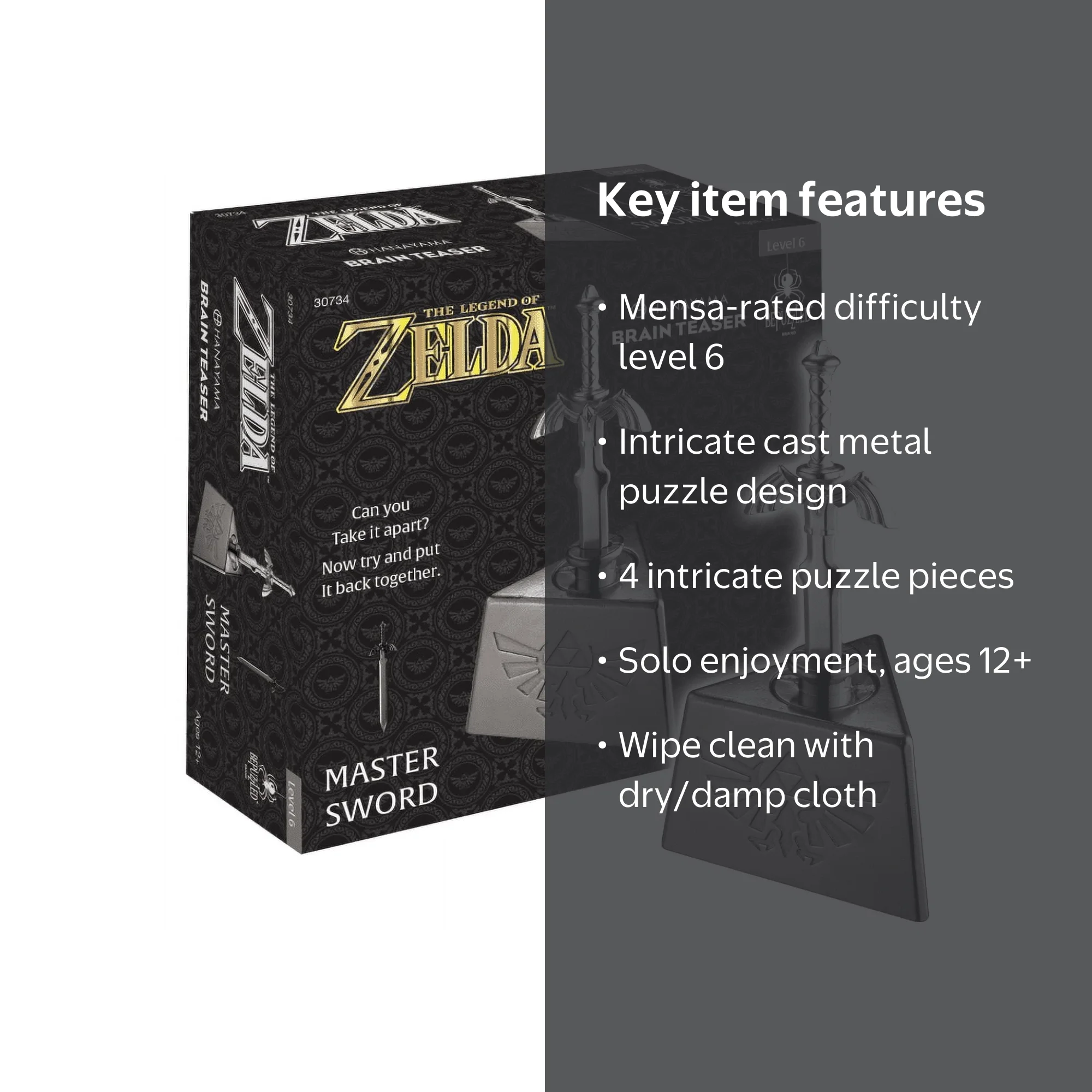 BePuzzled Hanayama Level 6 Cast Puzzle - The Legend of Zelda