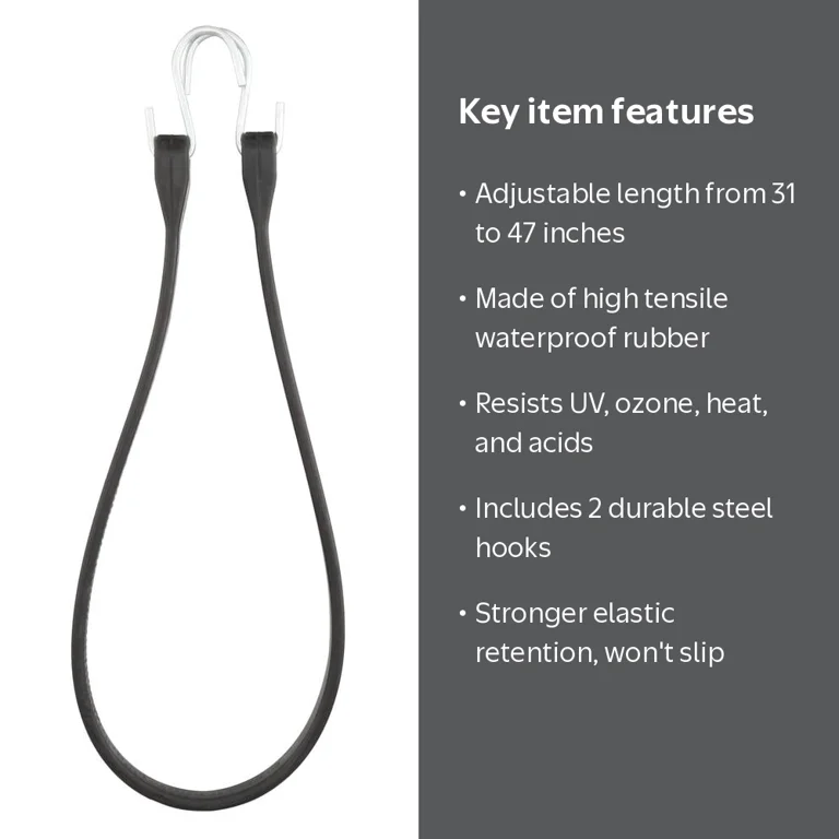 Hyper Tough, Rubber Strap Bungee Cord, 31