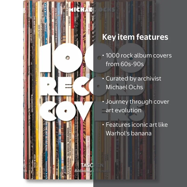 Michael Ochs Bibliotheca Universalis 1000 Record Covers, Hardcover