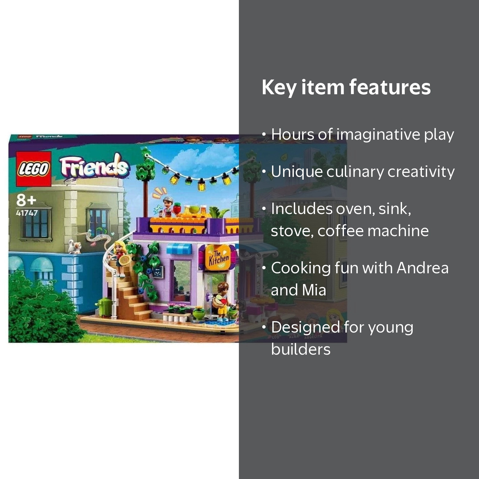 LEGO, Lego Friends Heartlake City Kitchen Workshop 41747, 41747