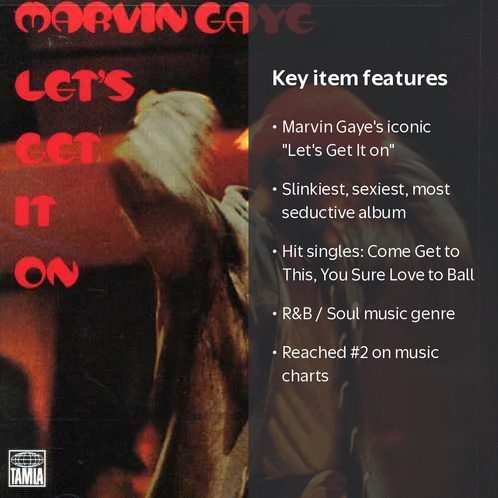 Marvin Gaye - Let's Get It on - Music & Performance - CD - Walmart.com