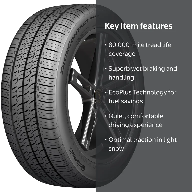 Continental, Passenger Tire, 205/60R16, All Season - Walmart.com