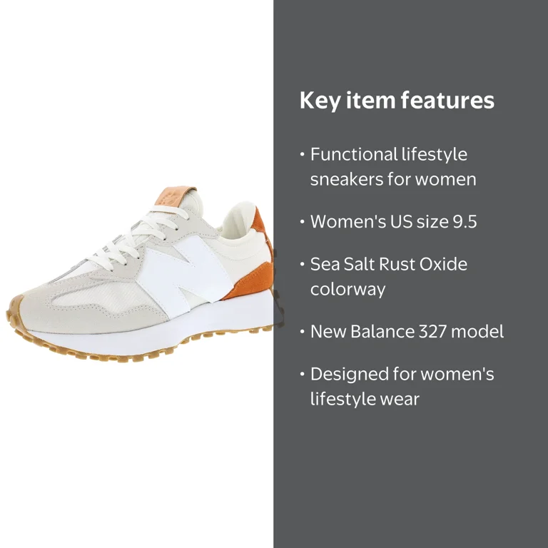 New Balance, Womens Shoes, Size 9.5, Sea Salt Rust Oxide - Walmart.com