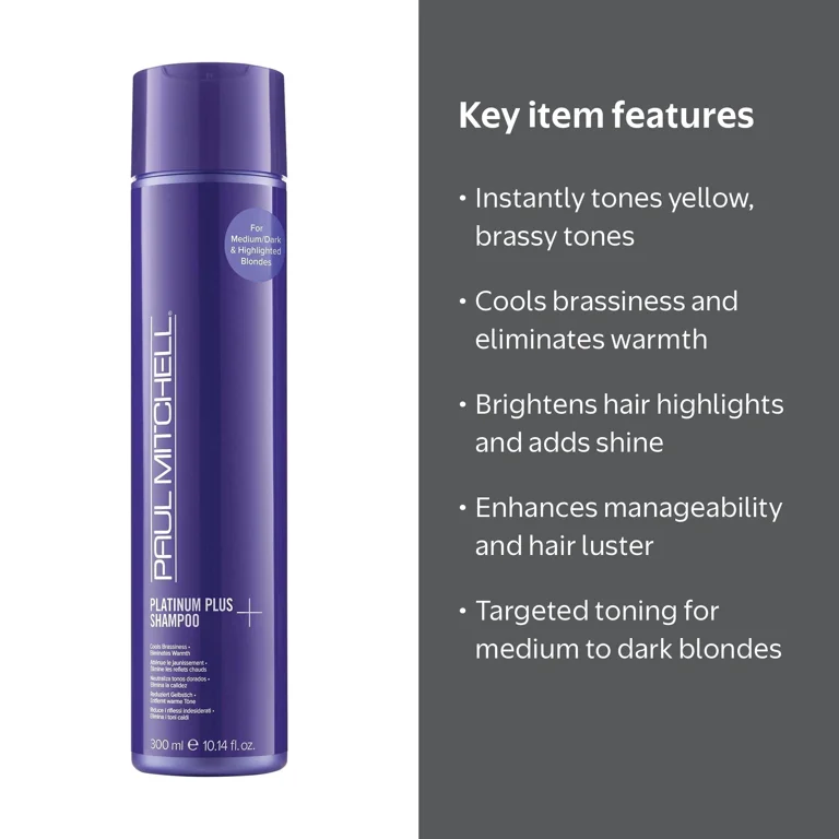 Paul Mitchell, Shampoo, 10.14 oz, Deep purple toner for blondes