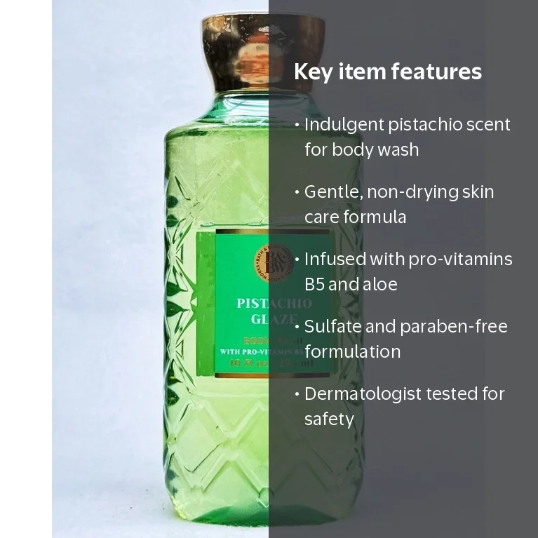 1 Bath & Body Works PISTACHIO GLAZE Body Wash Shower Gel 10 oz