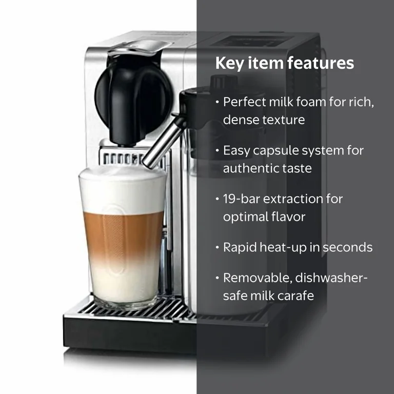 DeLonghi EN750MB Lattissima Pro Nespresso Capsule Espresso DeLonghi EN750MB Lattissima Pro Nespresso Capsule Espresso