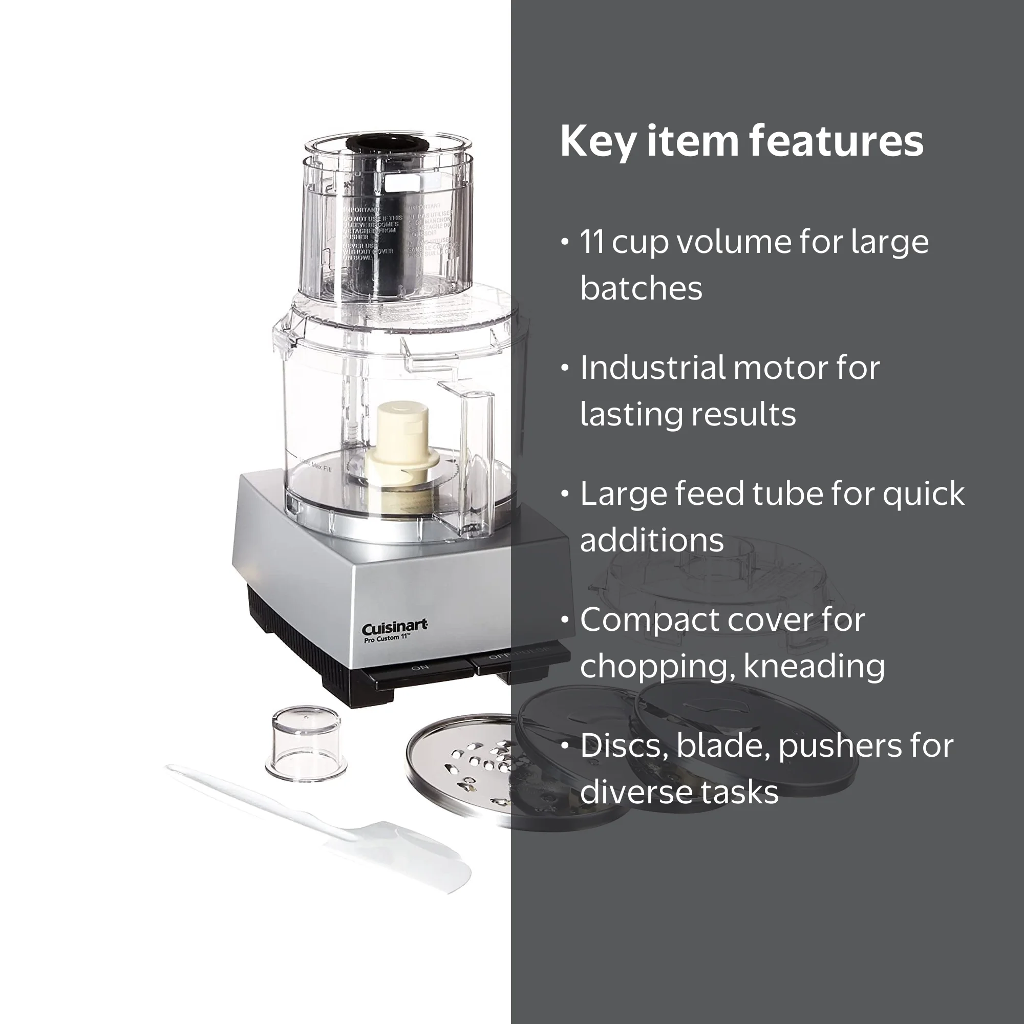 Cuisinart Food Processor Pro Custom 11‚Ñ¢ 11 Cup Stainless Steel