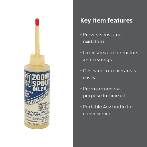 2Pc Dial Zoom Spout White Evaporative Cooler Oil 4 oz. - Walmart.com