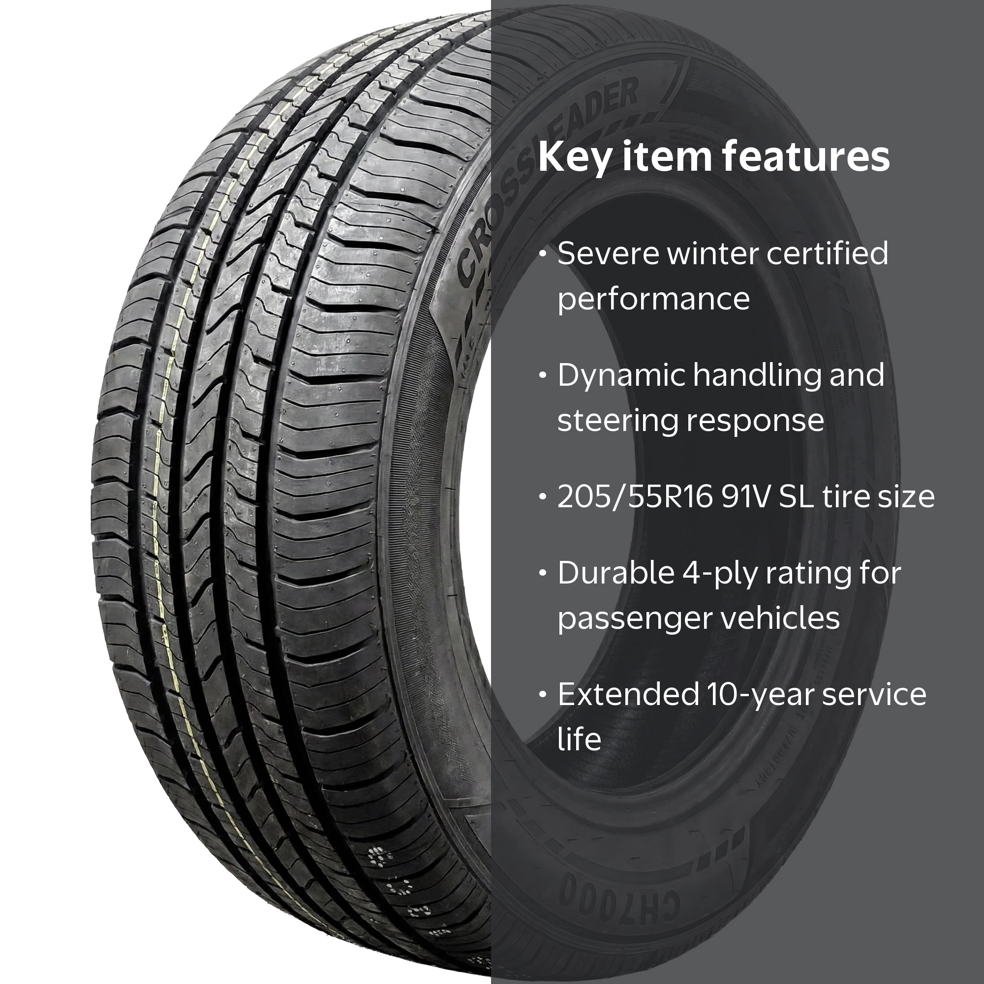 Crossleader CH7000 205/55R16 91V Standard Load Performance All