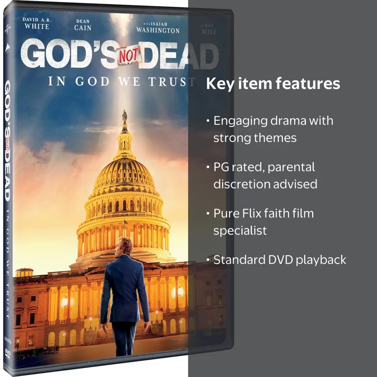 God‚Äôs Not Dead: In God We Trust DVD, Drama, Pure Flix - Walmart.com