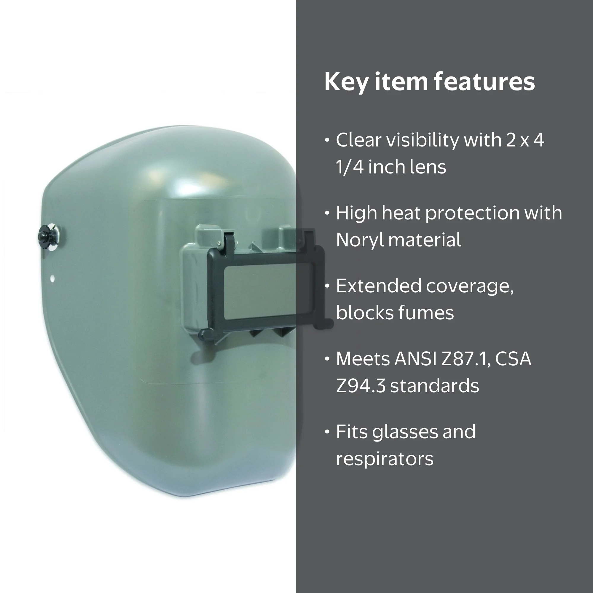 Fibre Metal 906GY Tigerhood Classic Welding Helmets - Walmart.com