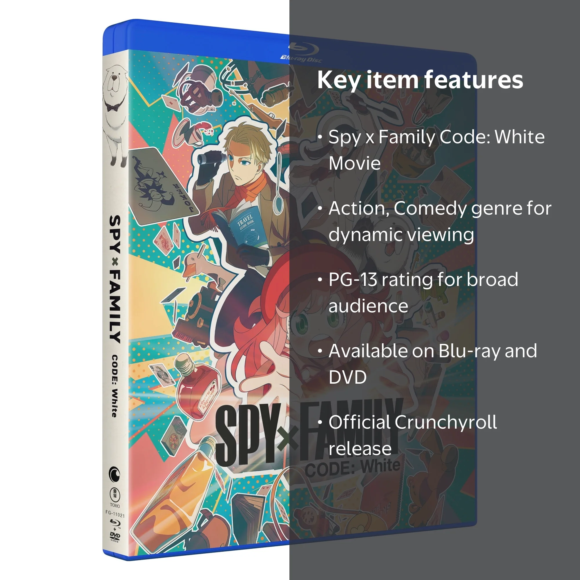 Spy x Family Code: White Movie (Blu-ray + DVD) CrunchyRoll Action