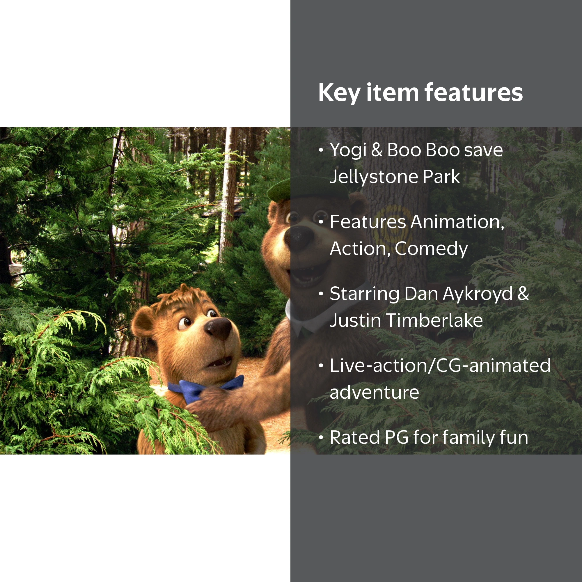 Yogi Bear [DVD], Children,Feature,Family, Animation, Action