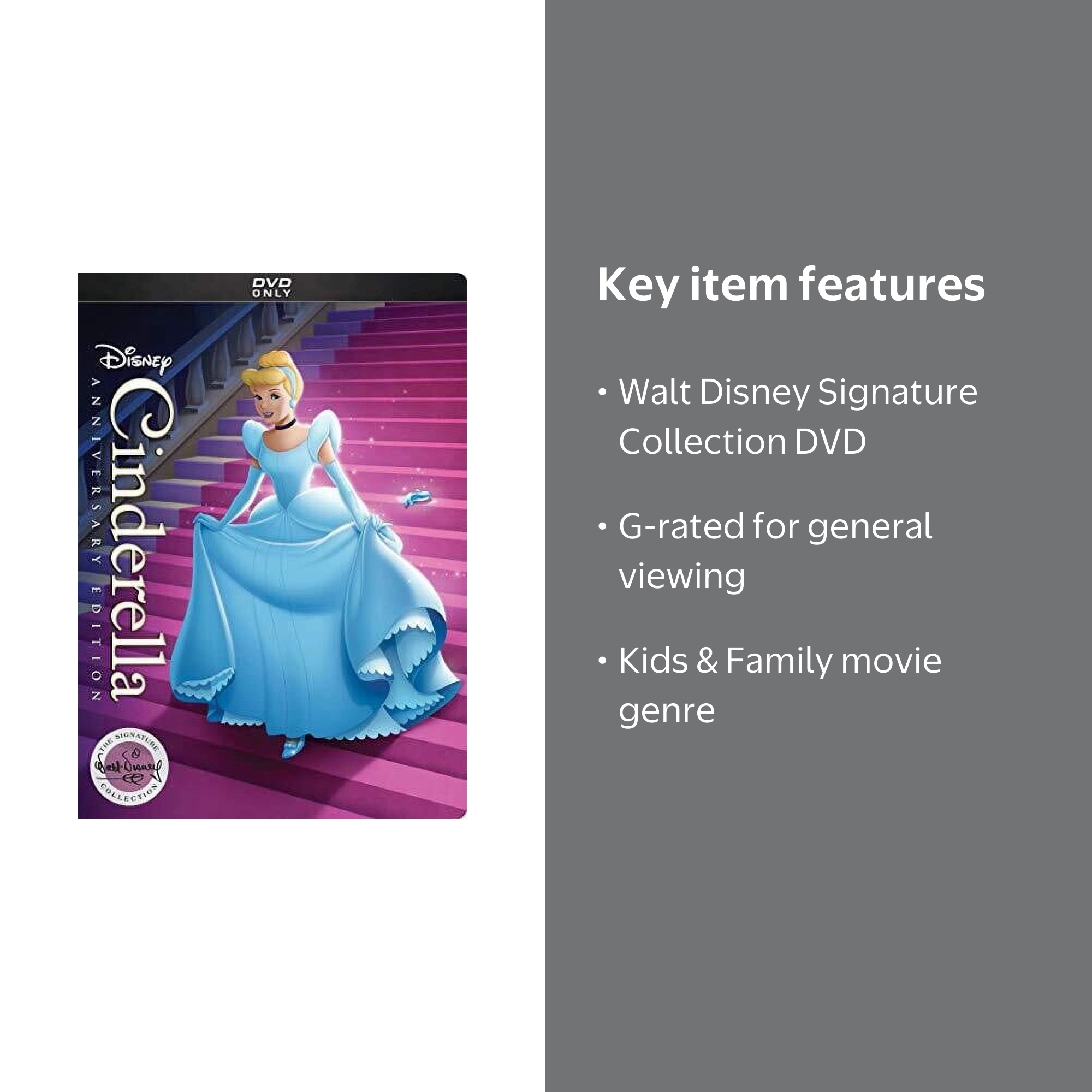 Walt Disney's Cinderella Signature Collection: Princess Movie (DVD