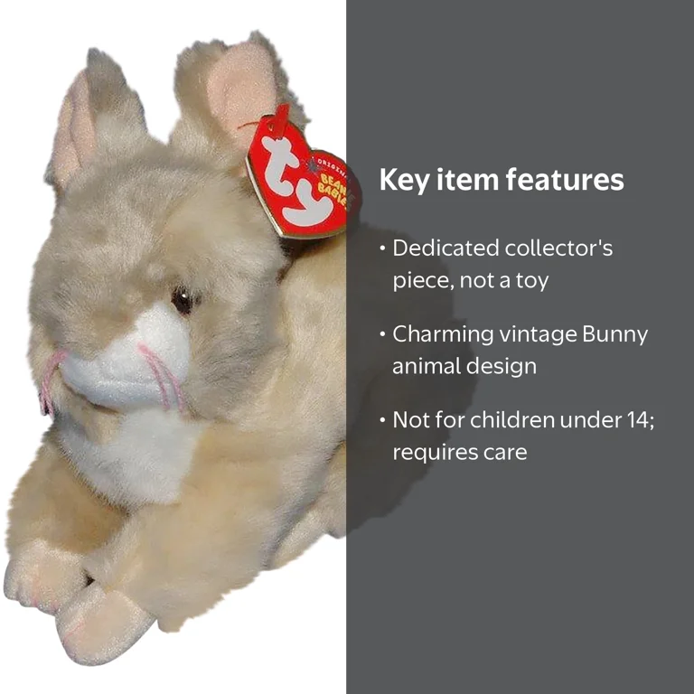 2月6日誕生日●マサチューセッツ●Ty ビーニーズ Beanie Baby Ty Beanie Baby: Binksy the Bunny | Stuffed Animal | MWMT - Walmart.com