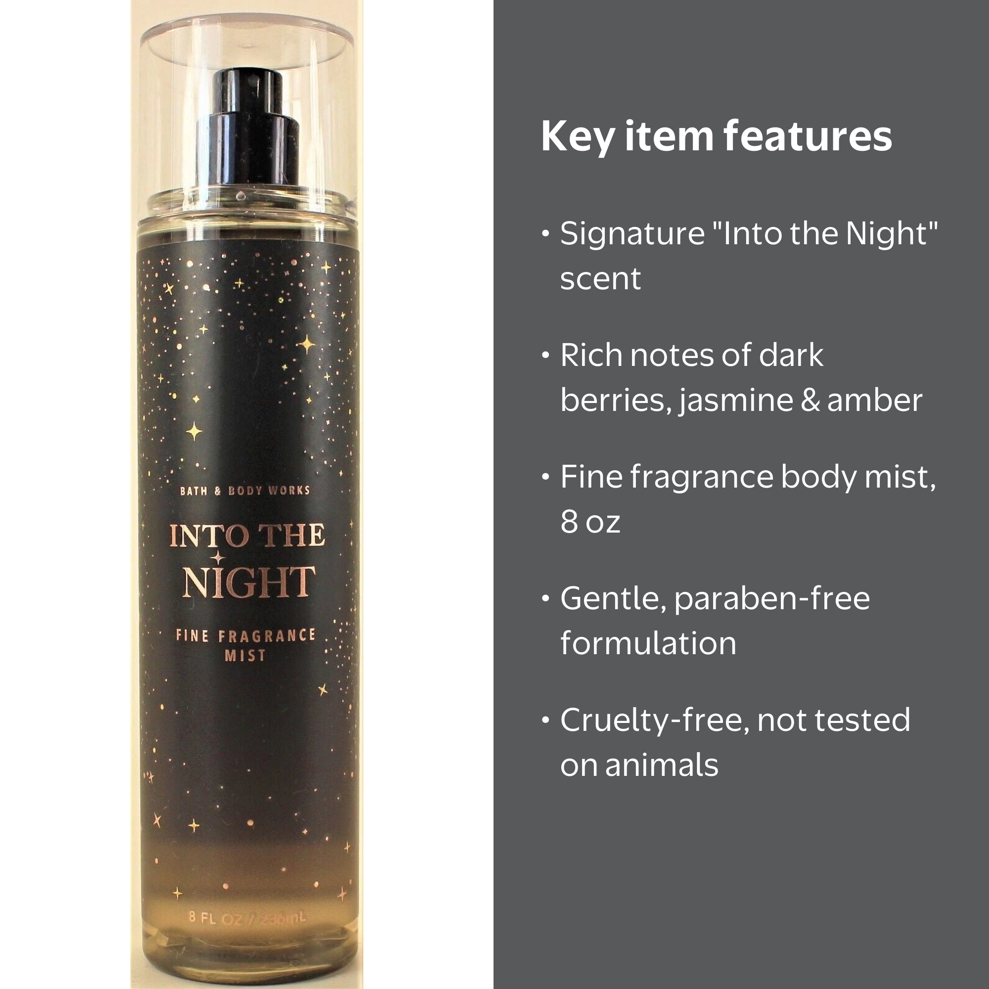 Bath and Body Works, Body and Fragrance Mist, 8 fl oz, Into the