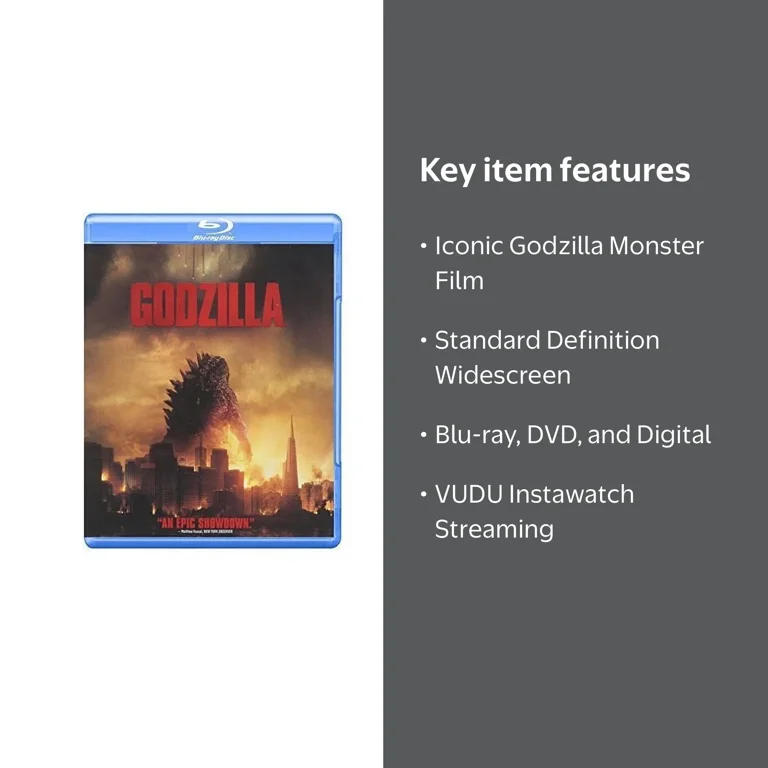 Godzilla Standard Definition Widescreen (Blu-ray + DVD) - Walmart.com