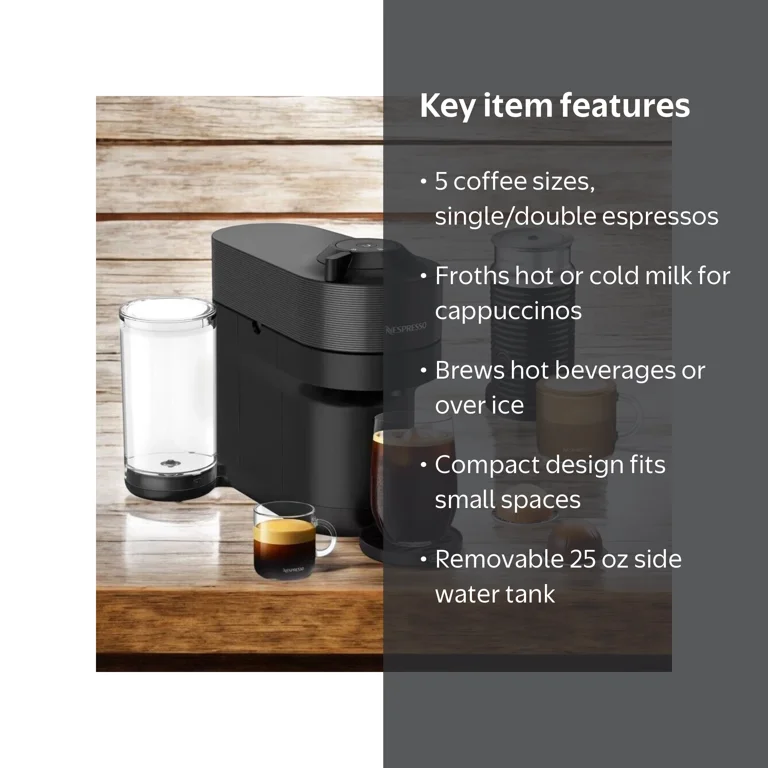 Nespresso Vertuo Pop Coffee and Espresso Maker by De'Longhi with