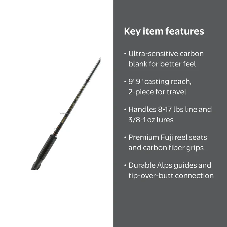 Okuma Guide Select Pro Spinning Rod, 9' 9
