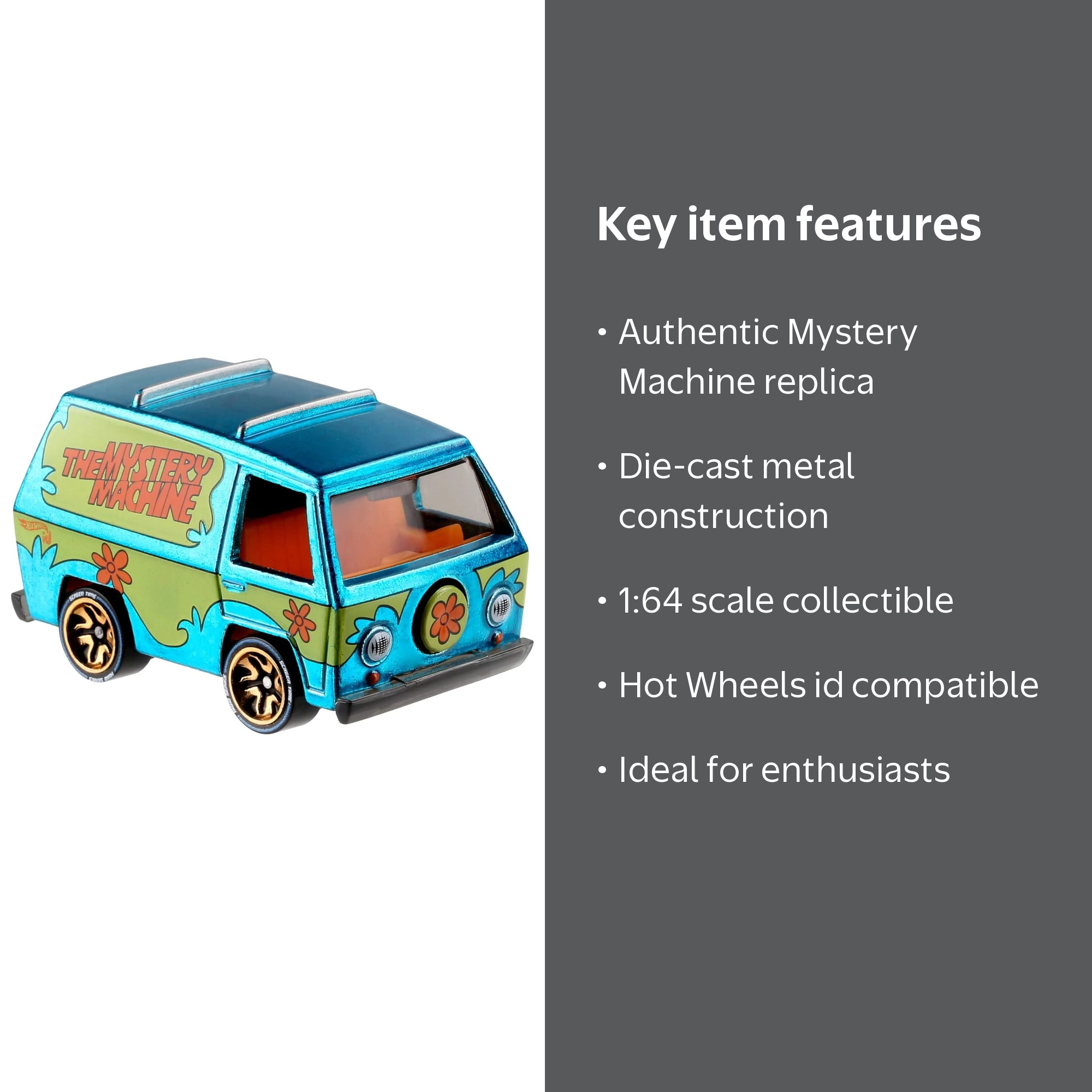 Hot Wheels id Scooby-Doo Mystery Machine - Walmart.com
