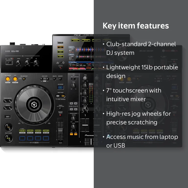Pioneer DJ, All-in-One DJ System with Display, 428277, Multicolor