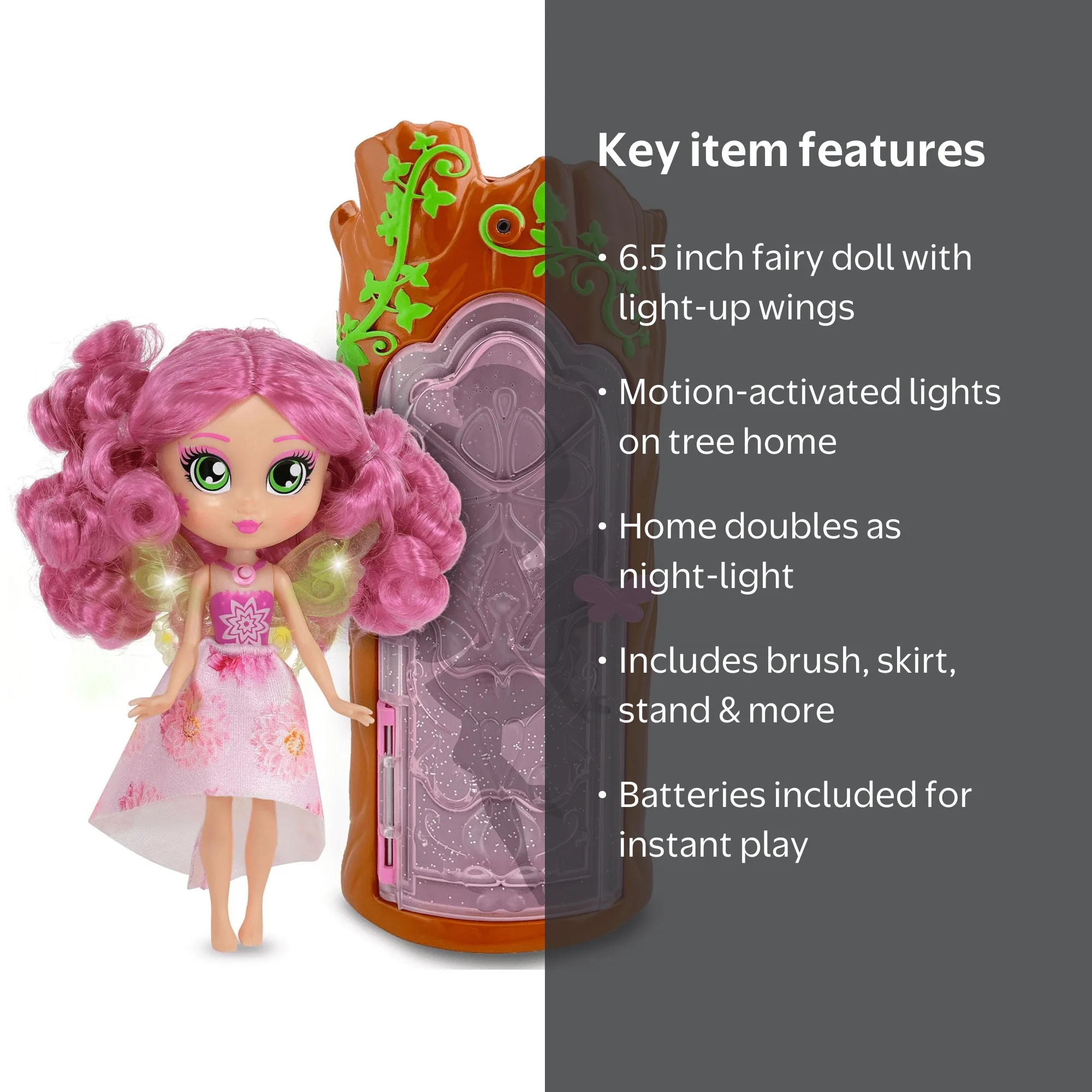 BFF Magical Bright Fairy Friends Toy with Woodland Fairies and