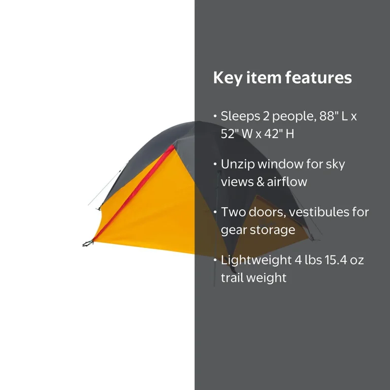 Coleman PEAK1™ 2-Person Backpacking Tent​ - Walmart.com