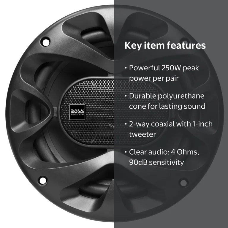 BOSS Audio Systems CH6520B Chaos Series 6.5 Inch Car Door Speakers BOSS Audio Systems CH6520B Chaos Series 6.5 Inch Car Door Speakers
