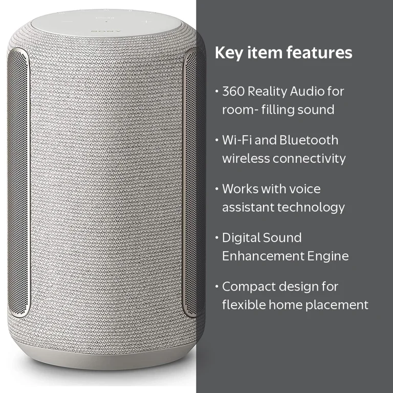 Sony SRS-RA3000 Wireless Speaker, 360 Reality Audio, Wi-Fi Sony SRS-RA3000 Wireless Speaker, 360 Reality Audio, Wi-Fi