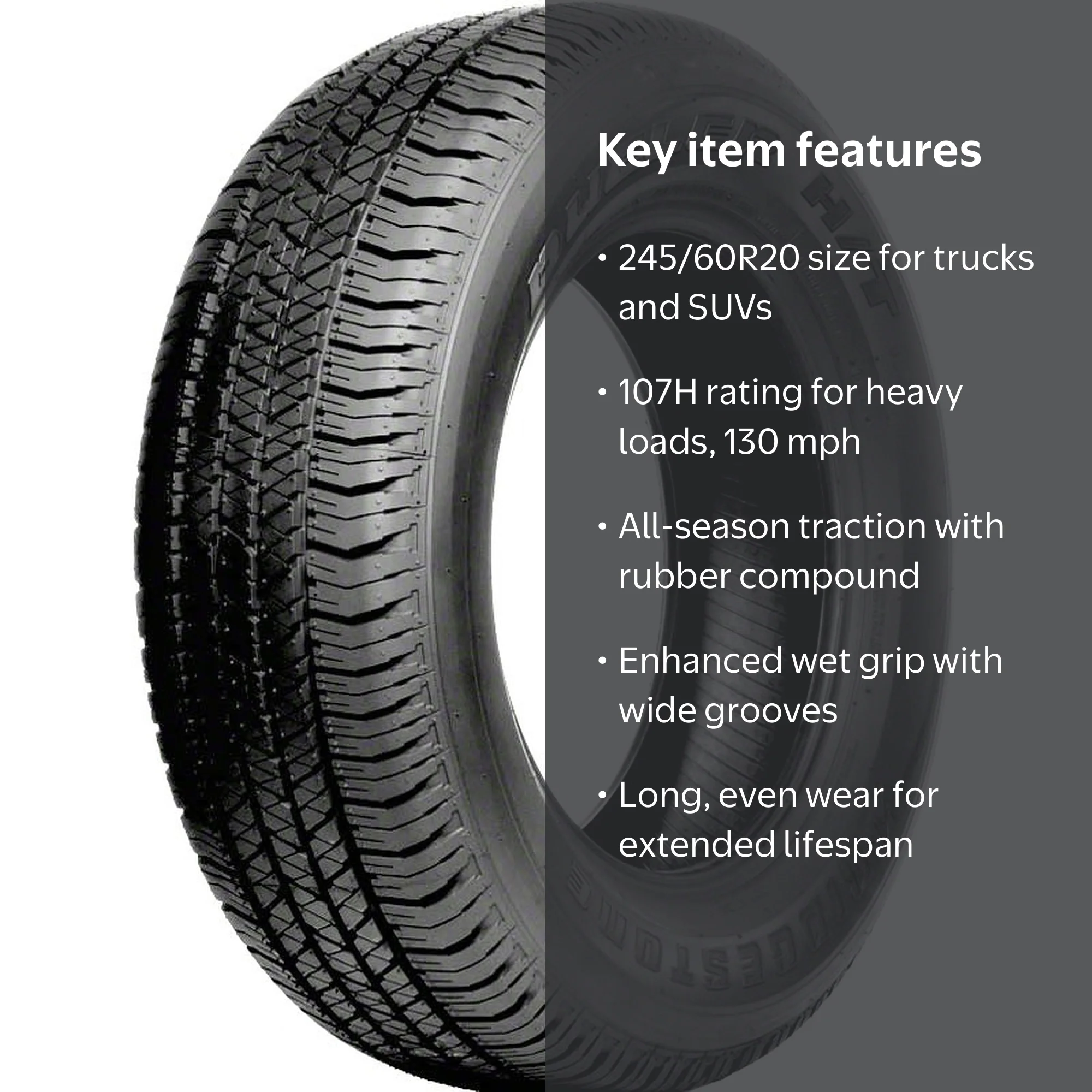 ブリヂストン DUELER H/T 684Ⅱ 245/60R20 175H