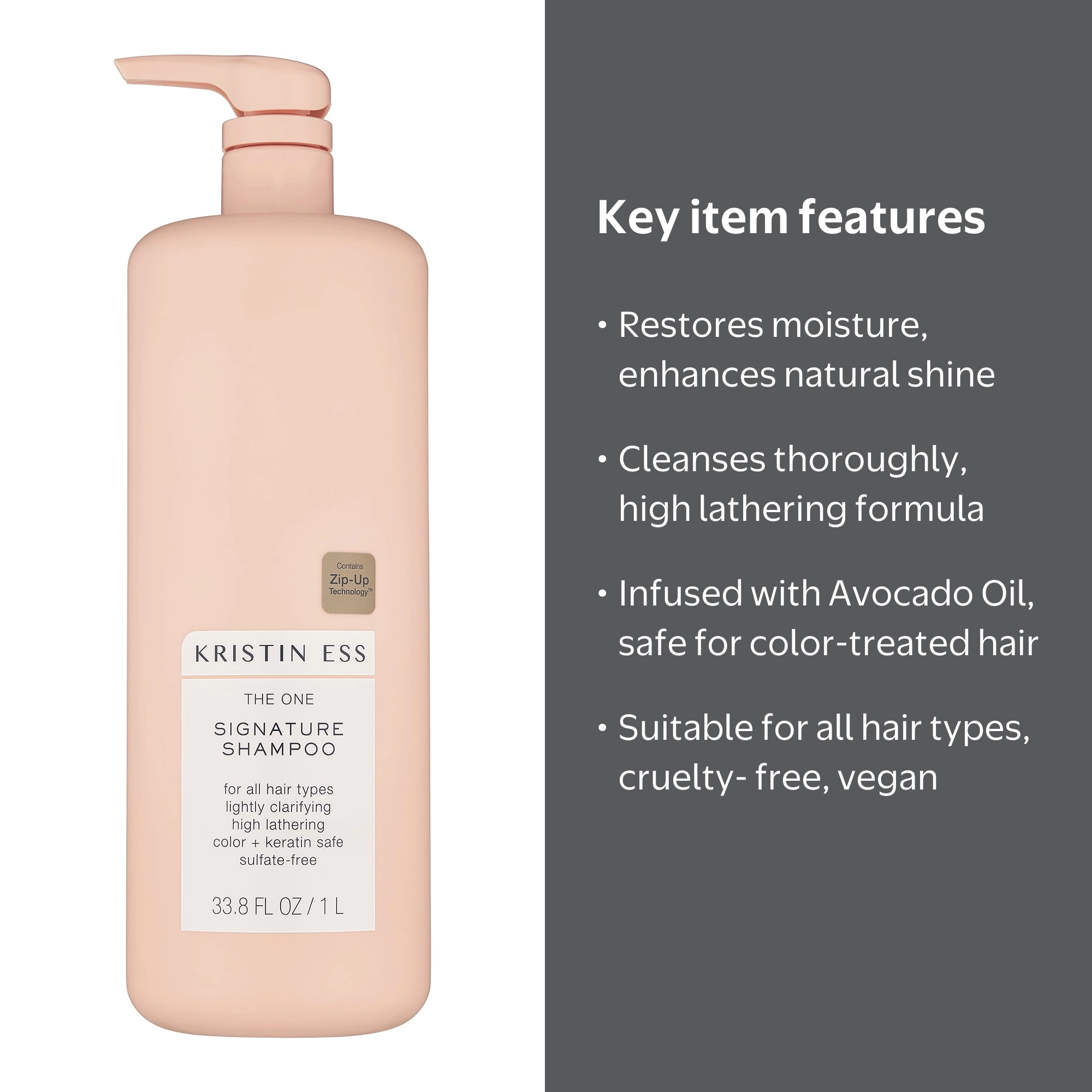Kristin Ess The One Sulfate Free Signature Shampoo - Lightly
