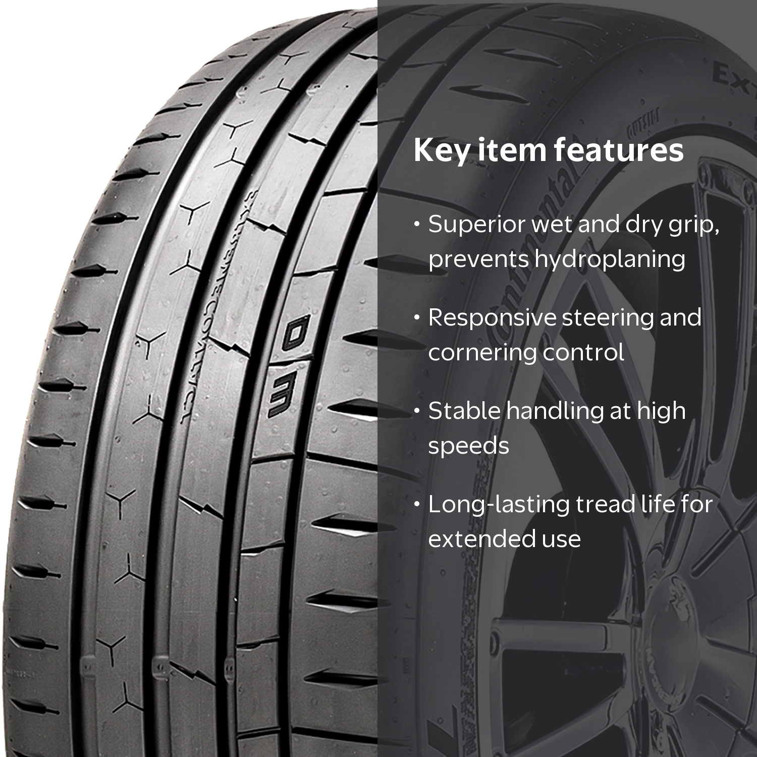 Free Shipping! Continental ExtremeContact Sport 02 Summer 255