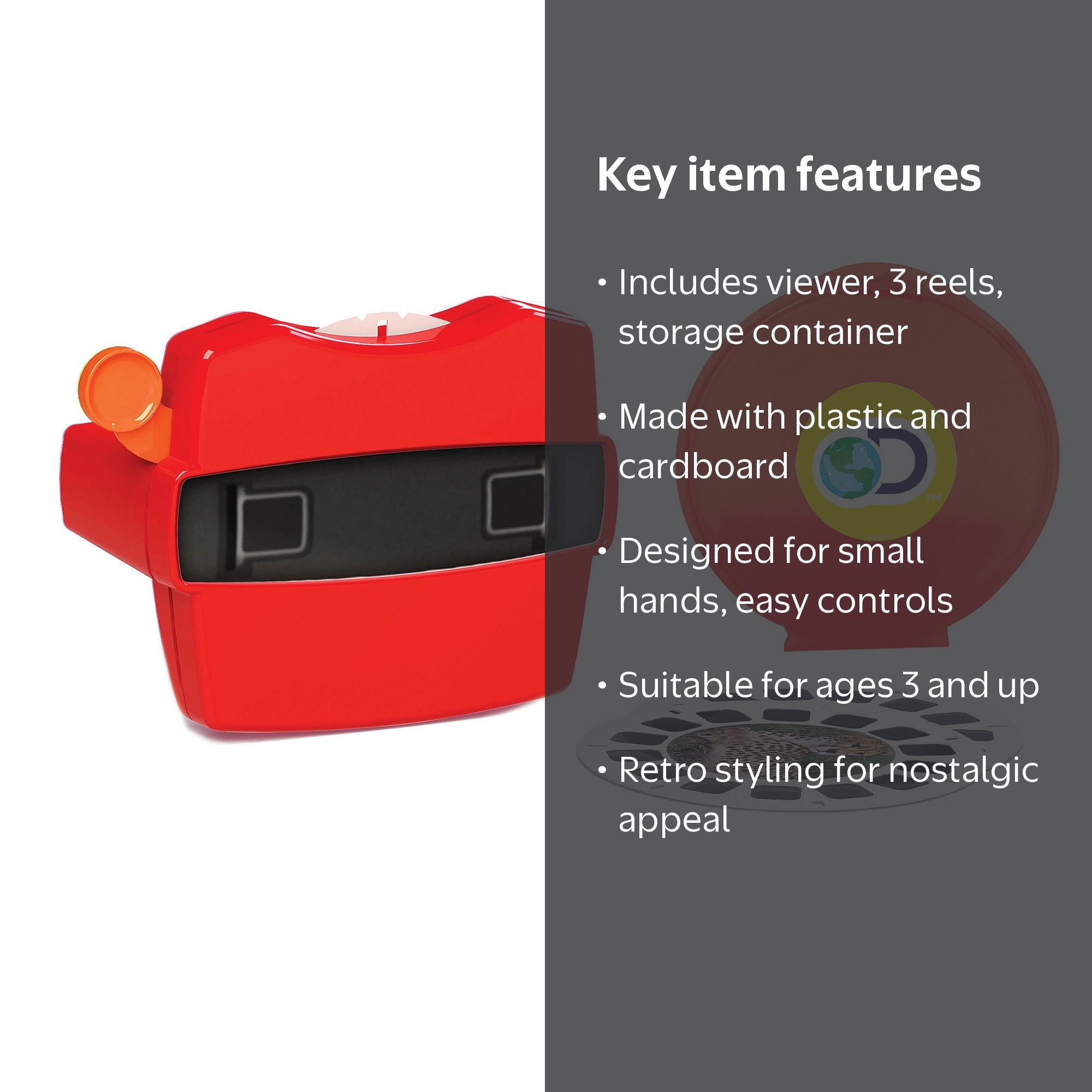 View Master Classic 3D Image Real Viewer Toy Set with Reels