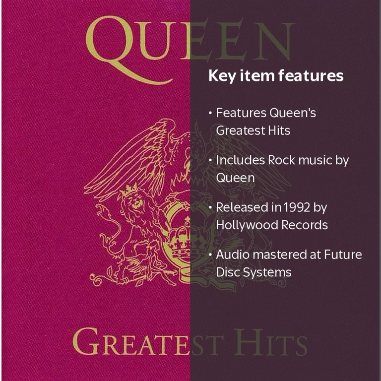 Hollywood Records, Queen – Greatest Hits, Music & Performance CD