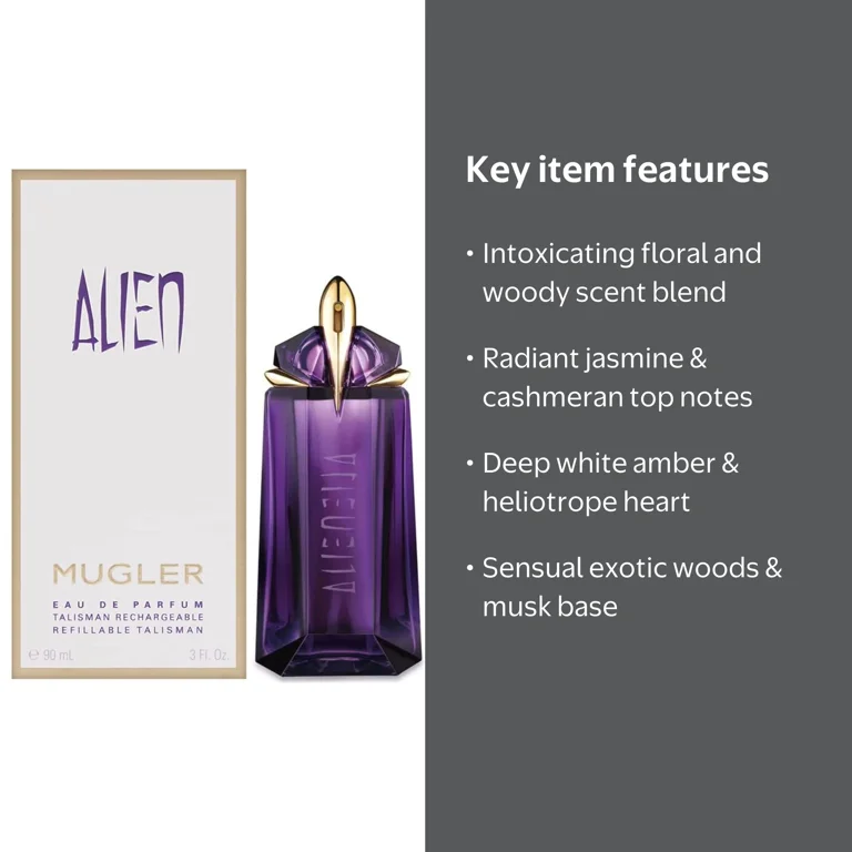 Thierry Mugler Alien Eau De Parfum Refillable Talismans Spray, 3oz