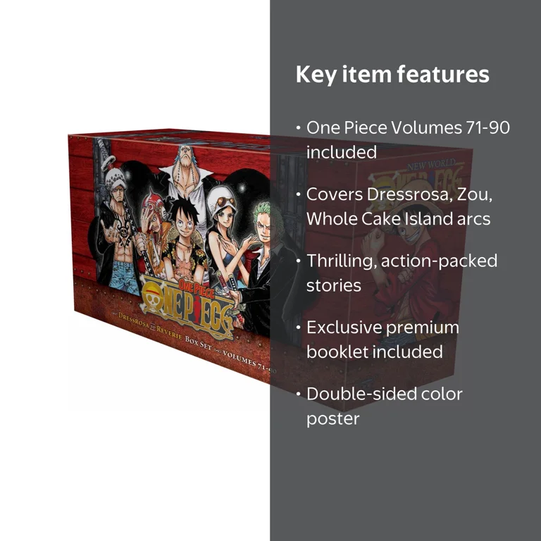 Eiichiro Oda, One Piece Box Set 4, 9781974725960, Dressrosa to