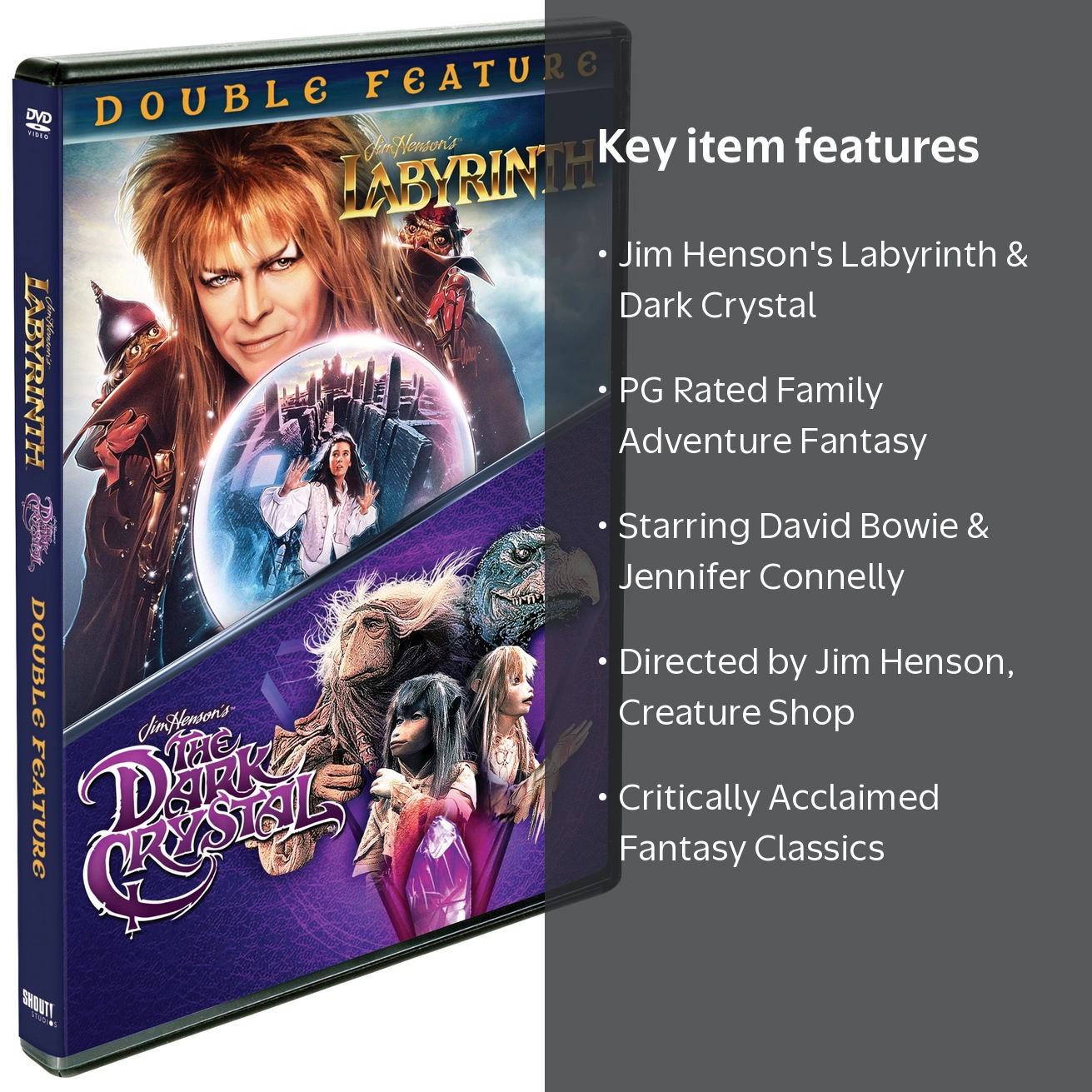Jim Henson Double Feature (Labyrinth / Dark Crystal) (Walmart